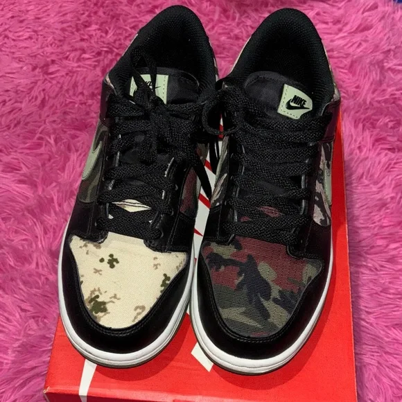 **SOLD**Nike Dunk Low Crazy Mult-Camo Sneakers - Picture 5 of 5